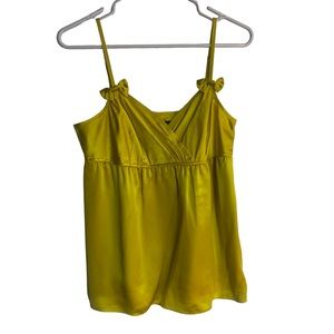 INC international concepts babydoll tank spaghetti strap bow accents size 12p